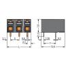 WAGO 2086-3205/300-000 svorkovnice pro tiskárny 1.50 mm² Pólů 5 černá 1 ks