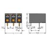 WAGO 2086-3202 svorkovnice pro tiskárny 1.50 mm² Pólů 2 černá 1 ks