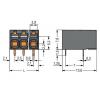 WAGO 2086-1204/300-000 svorkovnice pro tiskárny 1.50 mm² Pólů 4 černá 1 ks