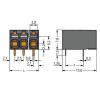 WAGO 2086-1202/300-000 svorkovnice pro tiskárny 1.50 mm² Pólů 2 černá 1 ks