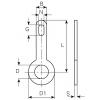 Vogt Verbindungstechnik 2003.60 pájecí očko Kontaktní plocha mosaz 100 ks (d x š) 9 mm x 5.5 mm