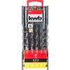 kwb 109156 HSS Sada vrták, 3dílná, 3 mm, 4 mm, 5 mm, 6 mm, 8 mm, DIN 338, válcová stopka, 3 ks