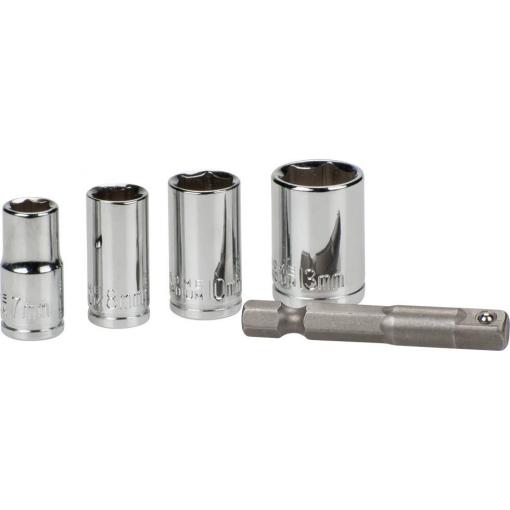 kwb 105110 vložka pro nástrčný klíč 7 mm, 8 mm, 10 mm, 13 mm Pohon (šroubovák) 1/4 (6,3 mm) 5 ks