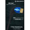 Oehlbach HDMI kabel Zástrčka HDMI-A, Zástrčka HDMI-A 1.50 m černá D1C42541 8K UHD, 90° zatočeno doleva, třížilový stíněný HDMI kabel