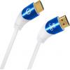 Oehlbach HDMI kabel Zástrčka HDMI-A, Zástrčka HDMI-A 3.00 m bílá D1C42538 8K UHD, třížilový stíněný HDMI kabel