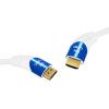 Oehlbach HDMI kabel Zástrčka HDMI-A, Zástrčka HDMI-A 3.00 m bílá D1C42538 8K UHD, třížilový stíněný HDMI kabel