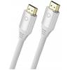 Oehlbach HDMI kabel Zástrčka HDMI-A, Zástrčka HDMI-A 5.00 m bílá D1C92497 8K UHD, pozlacené kontakty HDMI kabel