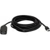 Manhattan USB kabel USB 3.2 Gen1 USB-A zástrčka, USB-A zásuvka 5.00 m černá 150712