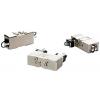 Metz Connect RJ45 síťový adaptér CAT 7a [1x RJ45 zásuvka - 1x RJ45 zásuvka] 0 mm stříbrná