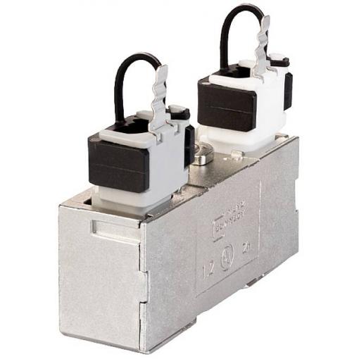 Metz Connect RJ45 síťový adaptér CAT 7a [1x RJ45 zásuvka - 1x RJ45 zásuvka] 0 mm stříbrná