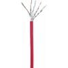 Renkforce RF-5176542 RJ45 síťové kabely, propojovací kabely CAT 6 S/FTP 2.00 m červená s ochranou, pozlacené kontakty, samozhášecí 1 ks