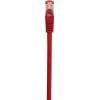 Renkforce RF-5176542 RJ45 síťové kabely, propojovací kabely CAT 6 S/FTP 2.00 m červená s ochranou, pozlacené kontakty, samozhášecí 1 ks