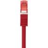 Renkforce RF-5176542 RJ45 síťové kabely, propojovací kabely CAT 6 S/FTP 2.00 m červená s ochranou, pozlacené kontakty, samozhášecí 1 ks