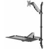 SpeaKa Professional držák na zeď pro monitor SP-MM-710 1 Displej: (s) 33,0 cm (13) - 68,6 cm (27) černá otočný, nastavitelná výška, naklápěcí, nakláněcí