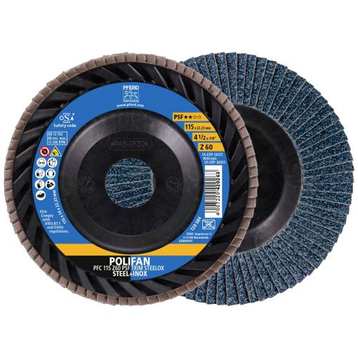 PFERD TOOLS 67771116 lamelový kotouč Průměr 115 mm Ø otvoru 22.23 mm nerezová ocel, ocel 10 ks