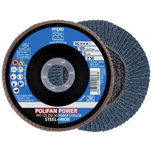 PFERD TOOLS 67785126 lamelový kotouč Průměr 125 mm Ø otvoru 22.23 mm nerezová ocel, ocel 10 ks