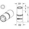 KS Tools 917.2405 9172405 E profil Nástrčný klíč 1/4 E 8 1/4 (6,3 mm)