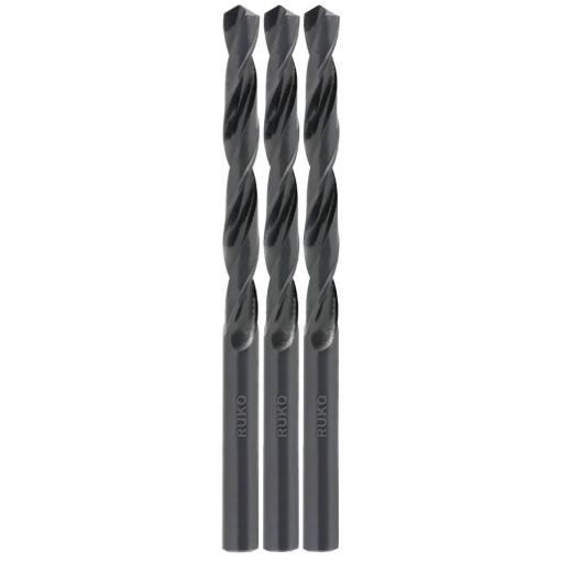 RUKO 206016 HSS kovový spirálový vrták 1.6 mm válcované za tepla DIN 338 válcová stopka 3 ks