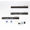ATEN KH1508A-AX-G 8 portů přepínač KVM VGA USB, PS/2 1600 x 1200 Pixel