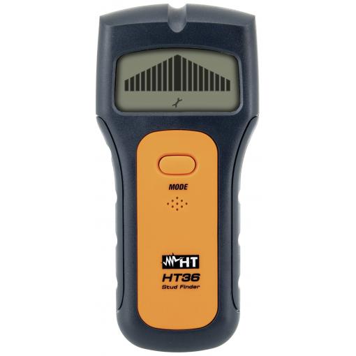 HT Instruments Digitální nástěnný skener HT36 1010890 Detekční hloubka (max.) 50 mm Druh materiálu dřeva, železných kovů, neželezných kovů, kabely vedoucí