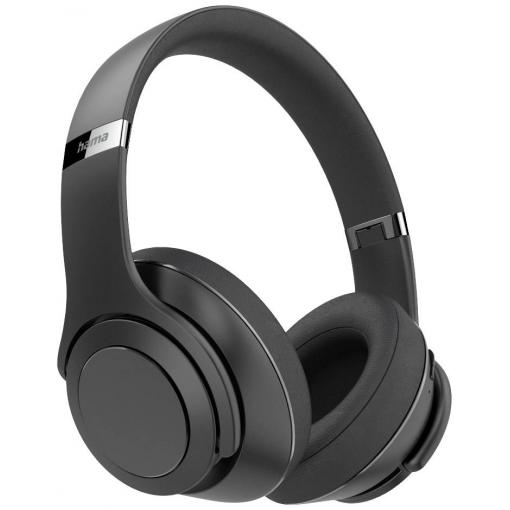 Hama Headset uzavřená (Over Ear) Bluetooth® stereo černá složitelná, headset, regulace hlasitosti, otočná sluchátka Hi-Fi