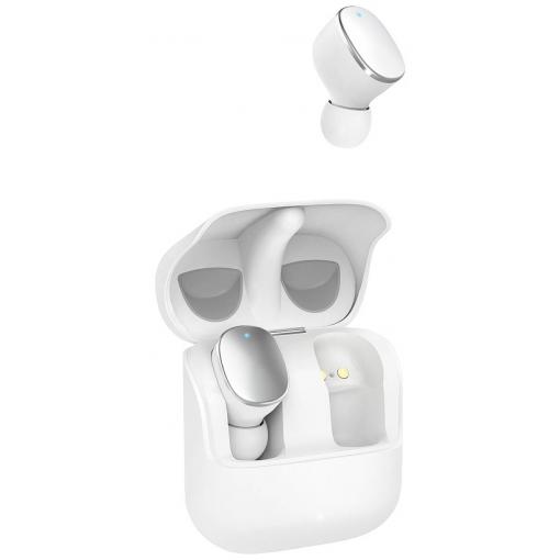 Hama Headset do uší (In Ear) Bluetooth® stereo bílá Indikátor nabití, headset, Nabíjecí pouzdro, regulace hlasitosti, dotykové ovládání