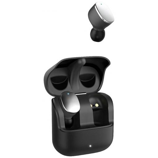 Hama In Ear Headset Bluetooth® stereo černá Indikátor nabití, headset, Nabíjecí pouzdro, regulace hlasitosti, dotykové ovládání