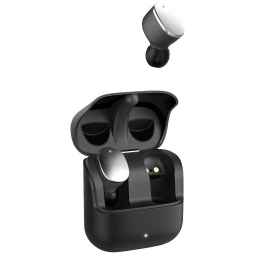 Hama Headset do uší (In Ear) Bluetooth® stereo černá Indikátor nabití, headset, Nabíjecí pouzdro, regulace hlasitosti, dotykové ovládání
