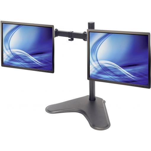 Manhattan držák monitoru 461559 2 Displej: (s) 33,0 cm (13) - 81,3 cm (32) černá nastavitelná výška, naklápěcí, nakláněcí