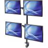 Manhattan držák na stůl pro monitor 461566 4 Displej: (s) 33,0 cm (13) - 81,3 cm (32) černá nastavitelná výška, naklápěcí, nakláněcí