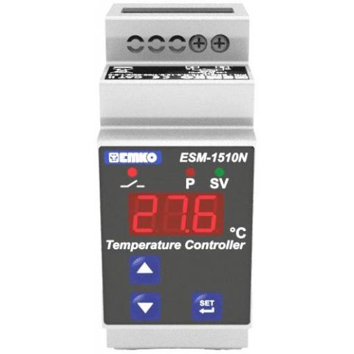 Emko ESM-1510-N 2bodový regulátor termostat Pt1000 -50 do 400 °C relé 10 A (d x š x v) 61.2 x 35 x 90 mm