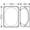 Hensel 62000067 rozbočovací krabice (d x š x v) 210 x 155 x 92 mm šedá IP66 / IP67 1 ks