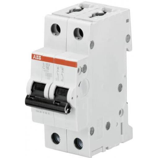 ABB 2CDS252001R0024 S202-C2 elektrický jistič 2pólový