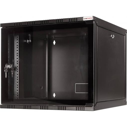 LogiLink 19 WALLMOUNT SOHO BOX 12U 540*550, BLACK, FLATPACK 19 nástěnná rozváděcí skříň (š x v x h) 540 x 589 x 550 mm 12 U černá (RAL 9005)