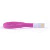 LogiLink USB kabel USB 2.0 USB-A zástrčka, USB Micro-B zástrčka 0.22 m růžová magnet na koncích kabelu CU0087