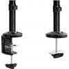LogiLink držák na stůl pro monitor BP0030 1 Displej: (s) 33,0 cm (13) - 68,6 cm (27) černá nastavitelná výška, odkládací místo na klávesnici, naklápěcí,