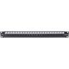 Intellinet Patch-Panel 24 portů síťový patch panel 483 mm (19) CAT 6 1 U černá osazený