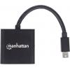 Manhattan 152570 Mini-DisplayPort adaptér [1x mini DisplayPort zástrčka - 1x HDMI zásuvka] černá stíněný, UL certifikace 15.00 cm