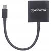 Manhattan 152549 Mini-DisplayPort adaptér [1x DVI zásuvka 24+5pólová - 1x mini DisplayPort zástrčka] černá stíněný, UL certifikace 15.00 cm