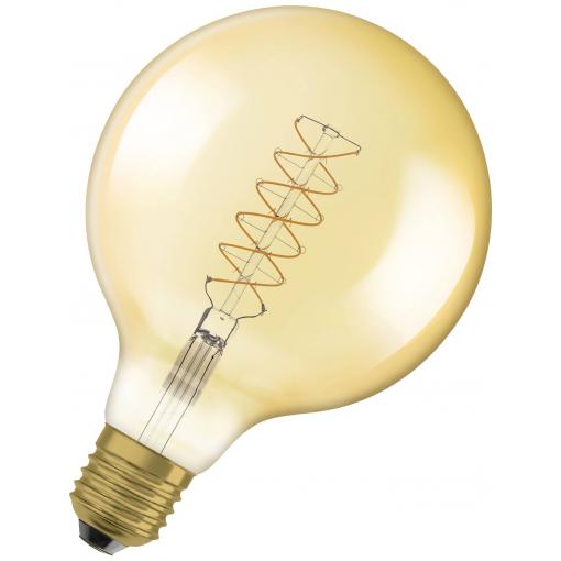 OSRAM HOMELIGHTING 4058075761650 LED Energetická třída (EEK2021) F (A - G) E27 kulatý tvar 4.8 W = 37 W teplá bílá (Ø x v) 124 mm x 124 mm 1 ks