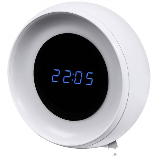 LEDVANCE NIGHTLUX CLOCK 4058075757721 noční osvětlení kulatý LED teplá až studená bílá bílá