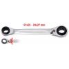 KS Tools 5034553 503.4553 oboustranný očkový klíč Délka klíče (cm) (jen pro nadpis) 21 - 27 mm