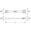 KS Tools 5034351 503.4351 oboustranný očkový klíč Délka klíče (cm) (jen pro nadpis) 6 - 8 mm