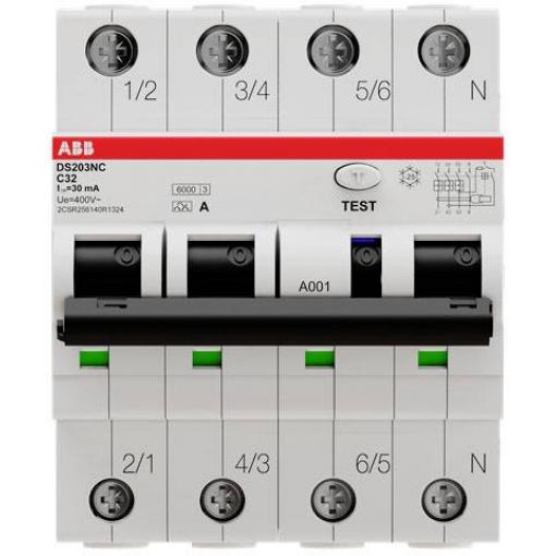 ABB 2CSR256140R1324 proudový chránič/elektrický jistič 4pólový