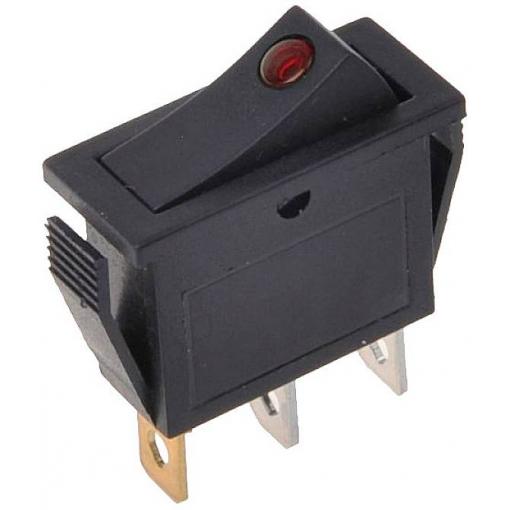 IWH rot 19029 spínač ZAP/VYP, vyp/zap, 12 V, 10 A