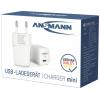 Ansmann Home Charger HC130PD-mini 1001-1033 USB nabíječka do zásuvky (230 V) Výstupní proud (max.) 3000 mA 1 x USB-C®