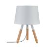 Paulmann Neordic Berit 79646 stolní lampa LED E27 20 W bílá, dřevo