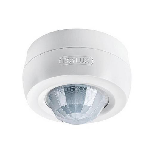 ESYLUX EB10431296 na strop, na omítku stropní detektor přítomnosti osob 360 ° bílá IP54