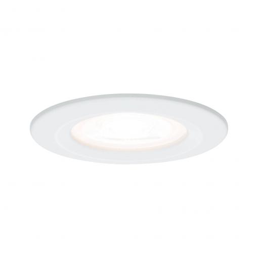 Paulmann Nova vestavné svítidlo do koupelny LED GU10 6.5 W IP44 bílá (matná)