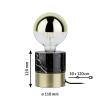 Paulmann Vala 79742 stolní lampa LED E27 20 W černá, mramorová , mosaz